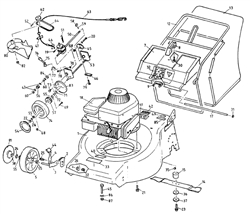 lasermascot mountfield-petrol-rotary-mowers part diagram