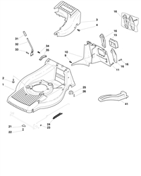 m44pd mountfield-petrol-rotary-mowers part diagram