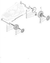 m44pd mountfield-petrol-rotary-mowers part diagram