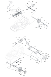 m550r-es mountfield-petrol-rotary-mowers part diagram