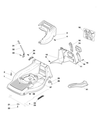 m64pd-es mountfield-petrol-rotary-mowers part diagram