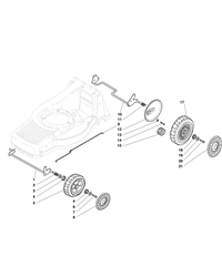 m64pd-es mountfield-petrol-rotary-mowers part diagram