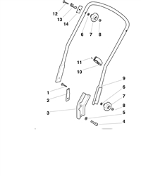 m64pd mountfield-petrol-rotary-mowers part diagram