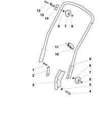 m64pd mountfield-petrol-rotary-mowers part diagram