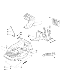 m64pd mountfield-petrol-rotary-mowers part diagram