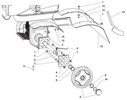 manor-40rg cultivators-1 part diagram