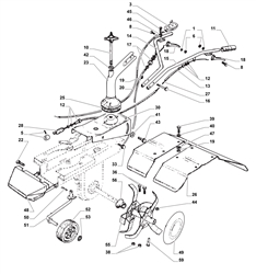 manor-500rg cultivators-1 part diagram