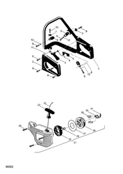 mc363 petrol-chainsaws-1 part diagram