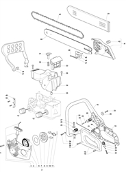 mc3816 petrol-chainsaws-1 part diagram