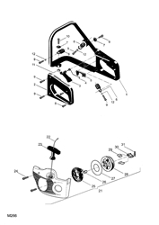 mc382 petrol-chainsaws-1 part diagram