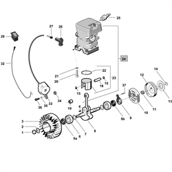 mc382 petrol-chainsaws-1 part diagram