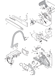 mc4018 petrol-chainsaws-1 part diagram