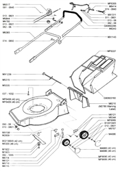 mercury-jupiter mountfield-petrol-rotary-mowers part diagram