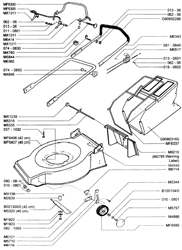 mercury-jupiter mountfield-petrol-rotary-mowers part diagram