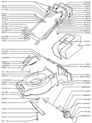 mercury-jupiter mountfield-petrol-rotary-mowers part diagram