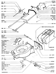 mercury-jupiter mountfield-petrol-rotary-mowers part diagram