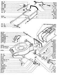 mercury-jupiter mountfield-petrol-rotary-mowers part diagram