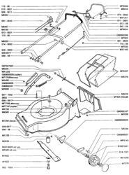 mercury-jupiter mountfield-petrol-rotary-mowers part diagram