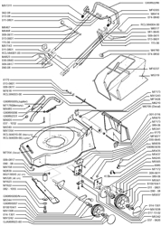 mercury-jupiter mountfield-petrol-rotary-mowers part diagram