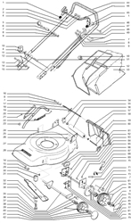 mercury-jupiter mountfield-petrol-rotary-mowers part diagram