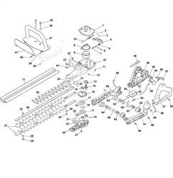 mh2222k petrol-hedgetrimmers part diagram
