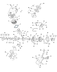 mh2230k petrol-hedgetrimmers part diagram