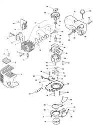 mh2522 petrol-hedgetrimmers part diagram