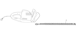 mh4518 electric-hedgetrimmers part diagram