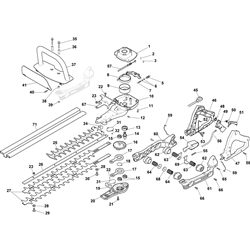 mhm2622 petrol-hedgetrimmers part diagram