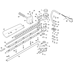 mhm2630 petrol-hedgetrimmers part diagram