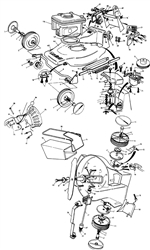 mirage mountfield-petrol-rotary-mowers part diagram