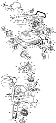 mirage mountfield-petrol-rotary-mowers part diagram