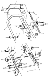 mirage mountfield-petrol-rotary-mowers part diagram