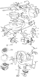 mirage mountfield-petrol-rotary-mowers part diagram