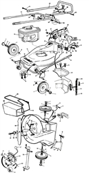 mirage mountfield-petrol-rotary-mowers part diagram