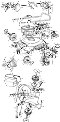 mirage mountfield-petrol-rotary-mowers part diagram