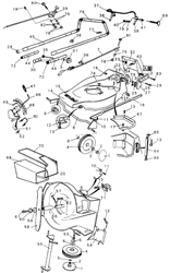 mirage mountfield-petrol-rotary-mowers part diagram