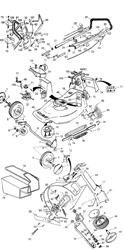mirage mountfield-petrol-rotary-mowers part diagram