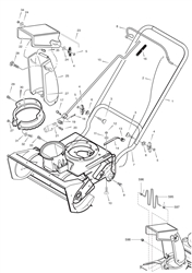 mn421 snow-throwers part diagram