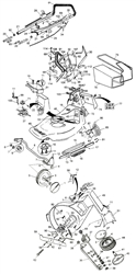 monarch mountfield-petrol-rotary-mowers part diagram