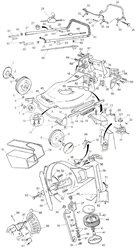 monarch mountfield-petrol-rotary-mowers part diagram