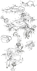 monarch mountfield-petrol-rotary-mowers part diagram