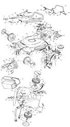 monarch mountfield-petrol-rotary-mowers part diagram