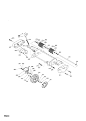 mounfield-460rhp-petrol-lawnmower mountfield-petrol-rotary-roller part diagram
