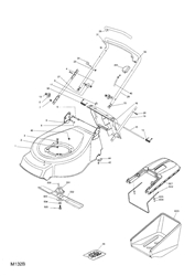 mounfield-460rhp-petrol-lawnmower mountfield-petrol-rotary-roller part diagram