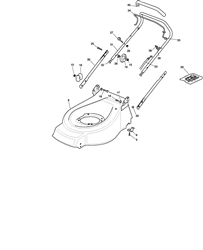 mounfield-460rhp-petrol-lawnmower mountfield-petrol-rotary-roller part diagram