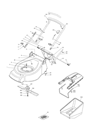 mounfield-460rhp-petrol-lawnmower mountfield-petrol-rotary-roller part diagram