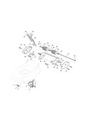 mounfield-460rhp-petrol-lawnmower mountfield-petrol-rotary-roller part diagram