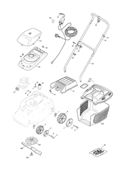 mountfield-33-electric-lawnmower electric-rotary-mowers-mountfield part diagram