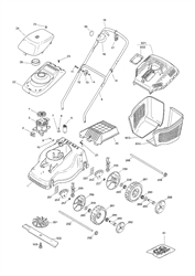 mountfield-41-electric-lawnmower electric-rotary-mowers-mountfield part diagram